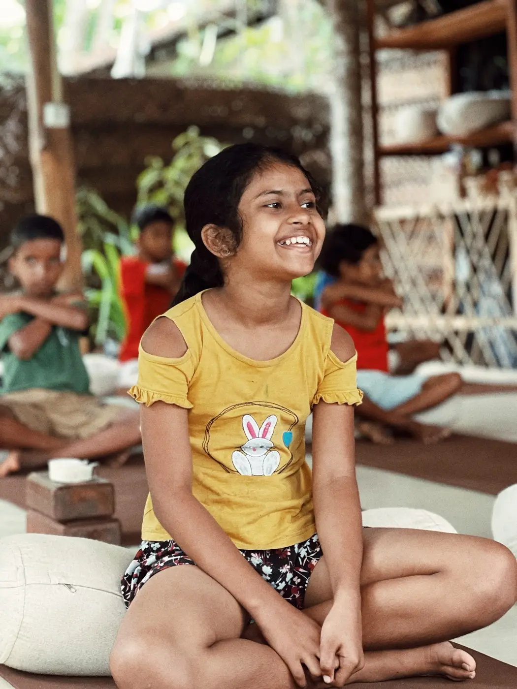 An afternoon with the children of the village at the shala